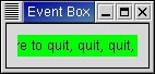 Event Box Example