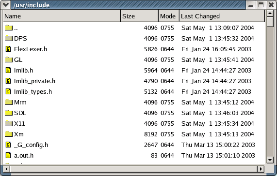 File Listing Example Using Cell Data Functions