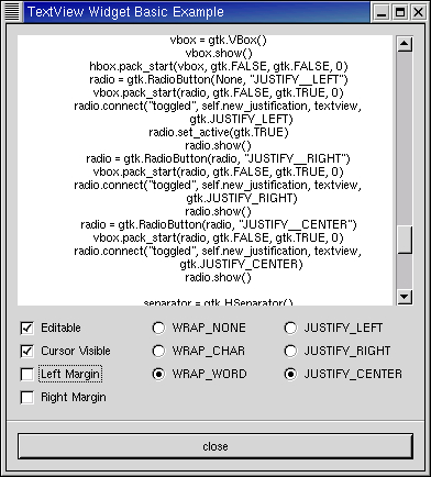 Basic TextView Example